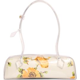 Alaïa Alaïa Medium Le Teckel Floral Print East/West Shoulder Bag