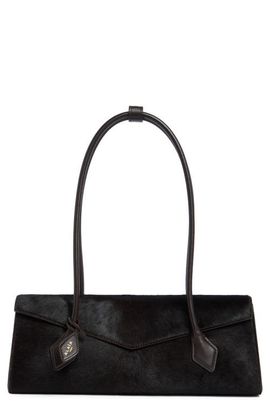Alaïa Alaïa Medium Teckel Flap Calf Hair Shoulder Bag