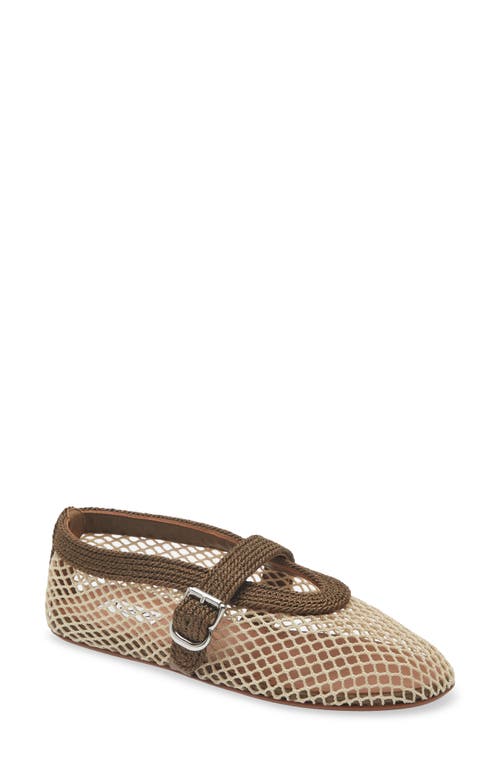 Alaïa Alaïa Mesh Mary Jane Flat