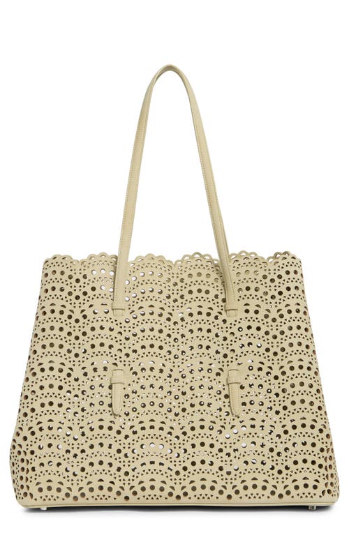 Alaïa Alaïa Mina 37 Leather Top Handle Bag