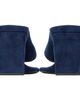 ALAÏA ALAÏA Navy Cube Thong Mule Heeled Sandals - 2