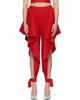 ALAÏA ALAÏA Orange Panelled Cotton Trousers - 1