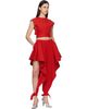 ALAÏA ALAÏA Orange Panelled Cotton Trousers - 4