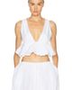 ALAÏA ALAÏA Peplum Openwork Crop Top - 1