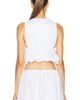 ALAÏA ALAÏA Peplum Openwork Crop Top - 3