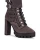ALAÃA ALAÃA Perforated Military Boots - 2