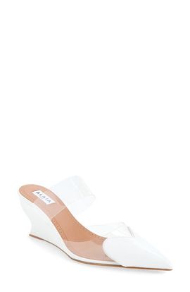 Alaïa Alaïa Pointed Toe Wedge Mule