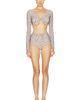 ALAÏA ALAÏA Polka Dot Bikini Set - 4