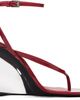 ALAÏA ALAÏA Red Invisible Thong Heeled Sandals - 1