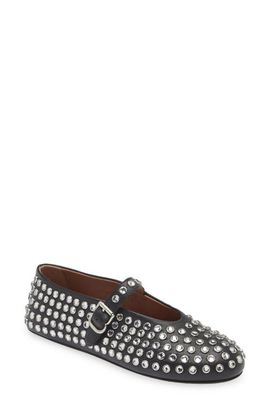 Alaïa Alaïa Rhinestone Ballet Flat