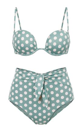 ALAÏA ALAÏA Shorty PolkaDot Bikini