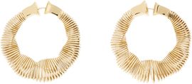 ALAÏA ALAÏA Square Spiral Small Hoop Earrings