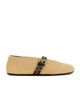 ALAÃA ALAÃA Straw Ballerina Flat - 1