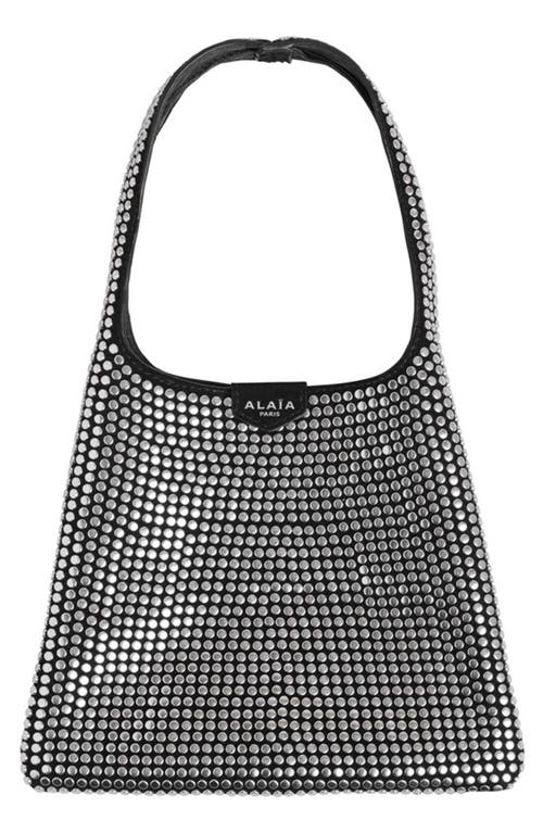 Alaïa Alaïa Studded Suede Hobo Bag
