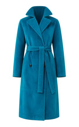 ALAÏA ALAÏA Suede Trench Coat