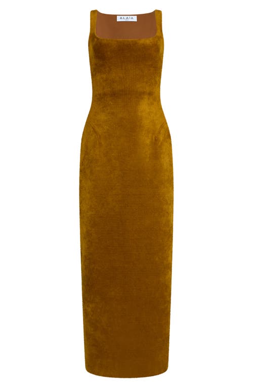 Alaïa Alaïa Tailored Velvet Sheath Dress