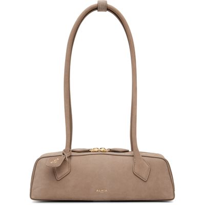 ALAÏA ALAÏA Taupe 'Le Teckel' Small Bag