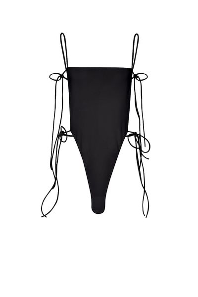 ALAÏA ALAÏA Tie One Piece Swimsuit