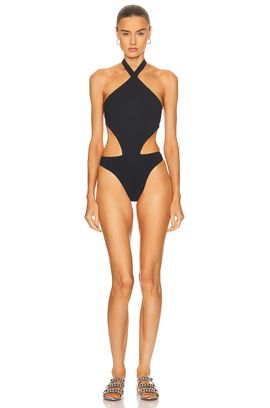 ALAÃA ALAÃA Trikini One Piece Swimsuit