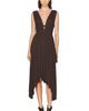 ALAÏA ALAÏA V-Neck Midi Dress - 1