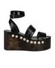 ALAÃA ALAÃA Vienne Wooden Ankle Strap Wedges - 1