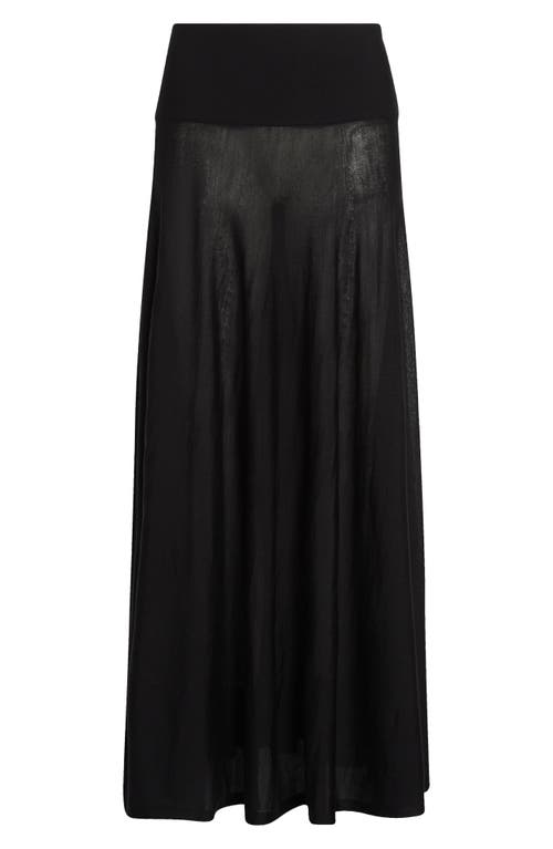 Alaïa Alaïa Virgin Merino Wool Maxi Skirt