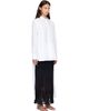 ALAÏA ALAÏA White Asymmetric Cotton Shirt - 2
