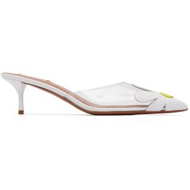 ALAÏA ALAÏA White Bloom Mule Heels