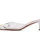 ALAÏA ALAÏA White Bloom Mule Heels - 3