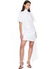 ALAÏA ALAÏA White Cotton Jersey T-shirt Minidress - 4