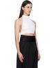 ALAÏA ALAÏA White Cotton Poplin Top - 2