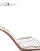 ALAÏA ALAÏA White High Fishnet Heels - 1