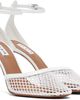 ALAÏA ALAÏA White High Fishnet Heels - 4