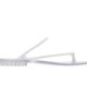 ALAÏA ALAÏA White Invisible Thong Sandals - 1