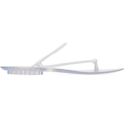 ALAÏA ALAÏA White Invisible Thong Sandals