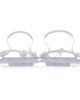 ALAÏA ALAÏA White Invisible Thong Sandals - 2