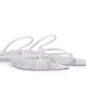 ALAÏA ALAÏA White Invisible Thong Sandals - 4