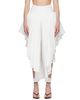 ALAÏA ALAÏA White Nylon Maxi Petticoat Midi Skirt - 1