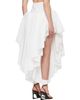 ALAÏA ALAÏA White Nylon Maxi Petticoat Midi Skirt - 3