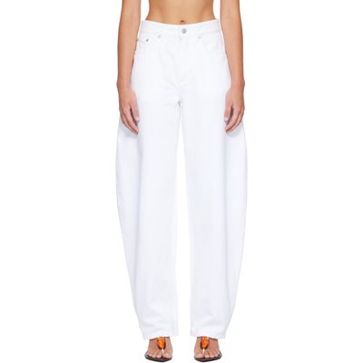 ALAÏA ALAÏA White Round Jeans