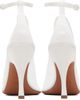 ALAÏA ALAÏA White Strappy Mesh Heels - 2