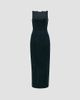 ALAÏA ALAÏA Women's Velvet Fitted Midi Dress - 2