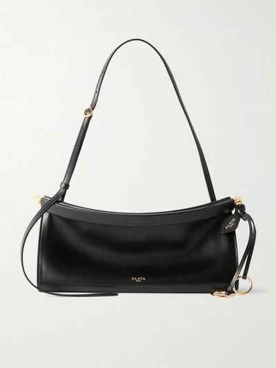 ALAÏA Click E/W medium leather shoulder bag