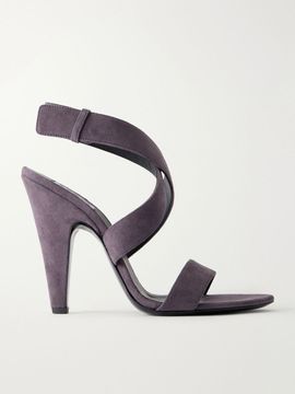 ALAÏA Cone 110 suede sandals