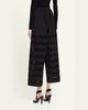 ALAÏA Embroidered Cotton Wide-Leg Crop Culotte Pants - 3