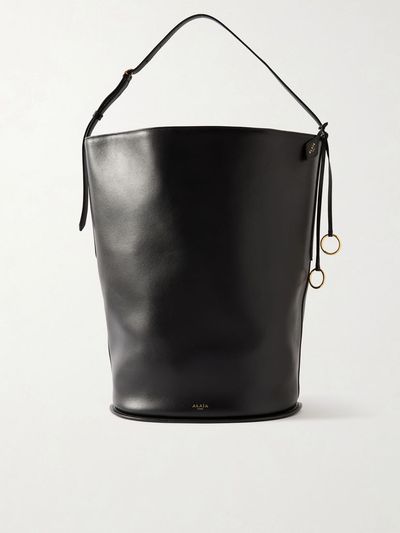 ALAÏA Hip large leather bucket bag
