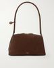 ALAÏA Le Bulldog medium nubuck shoulder bag - 1