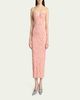 ALAÏA Polka-Dot Bustier Midi Column Dress - 2