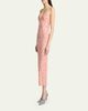 ALAÏA Polka-Dot Bustier Midi Column Dress - 4
