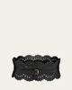 ALAÏA Vienne Lasercut Leather Corset Belt - 1